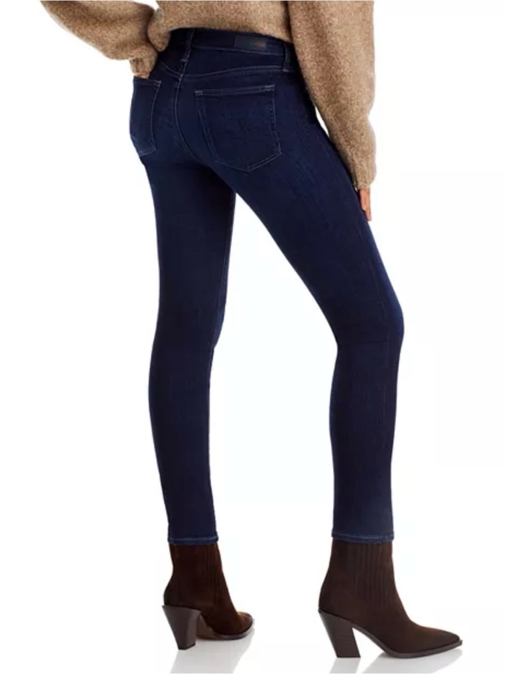 🦋 AG Adriano Goldschmied| EUC The Prima Ankle Cigarette Jeans 26R Dark Wash - Picture 4 of 12
